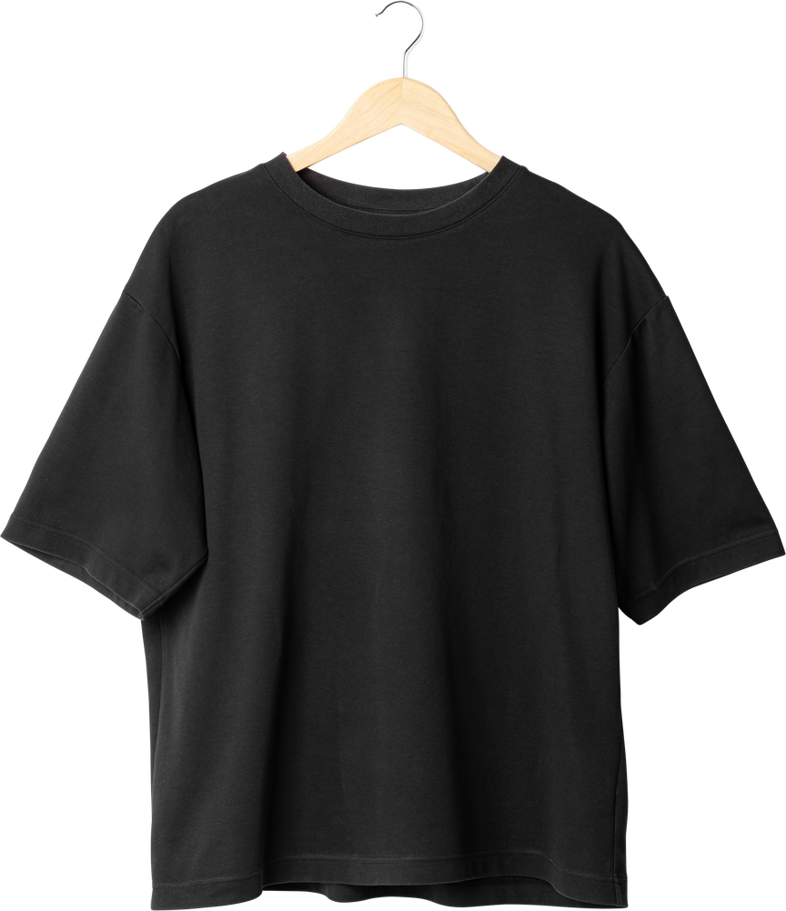 Black Oversize Shirt Cutout